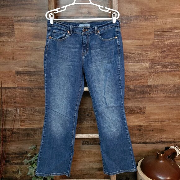 Levi's Jeans 10 S Bootcut 515 Mid Rise Button Flap Pockets Rivets Western - Picture 2 of 11